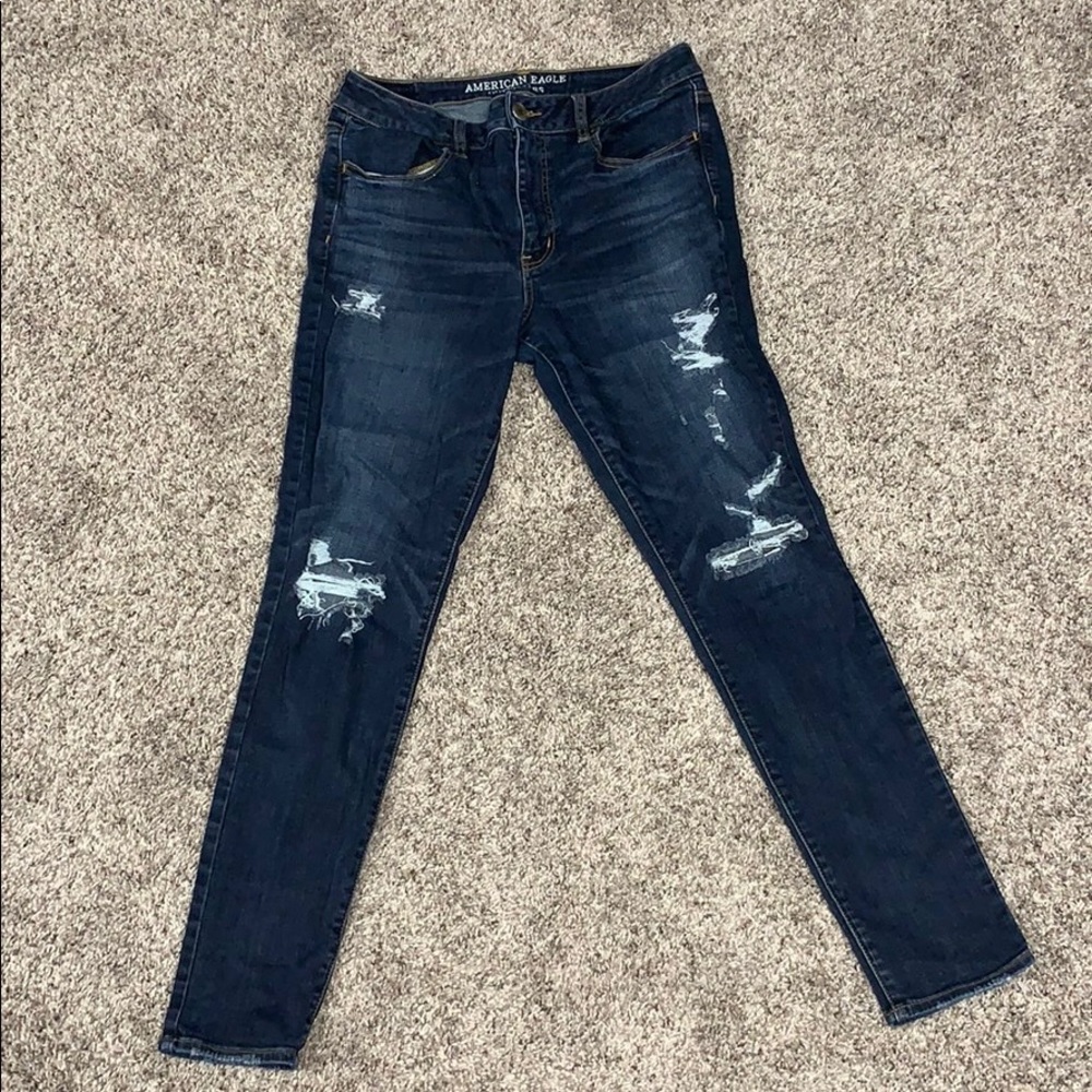 American Eagle Size 14 LONG High rise Jeggings